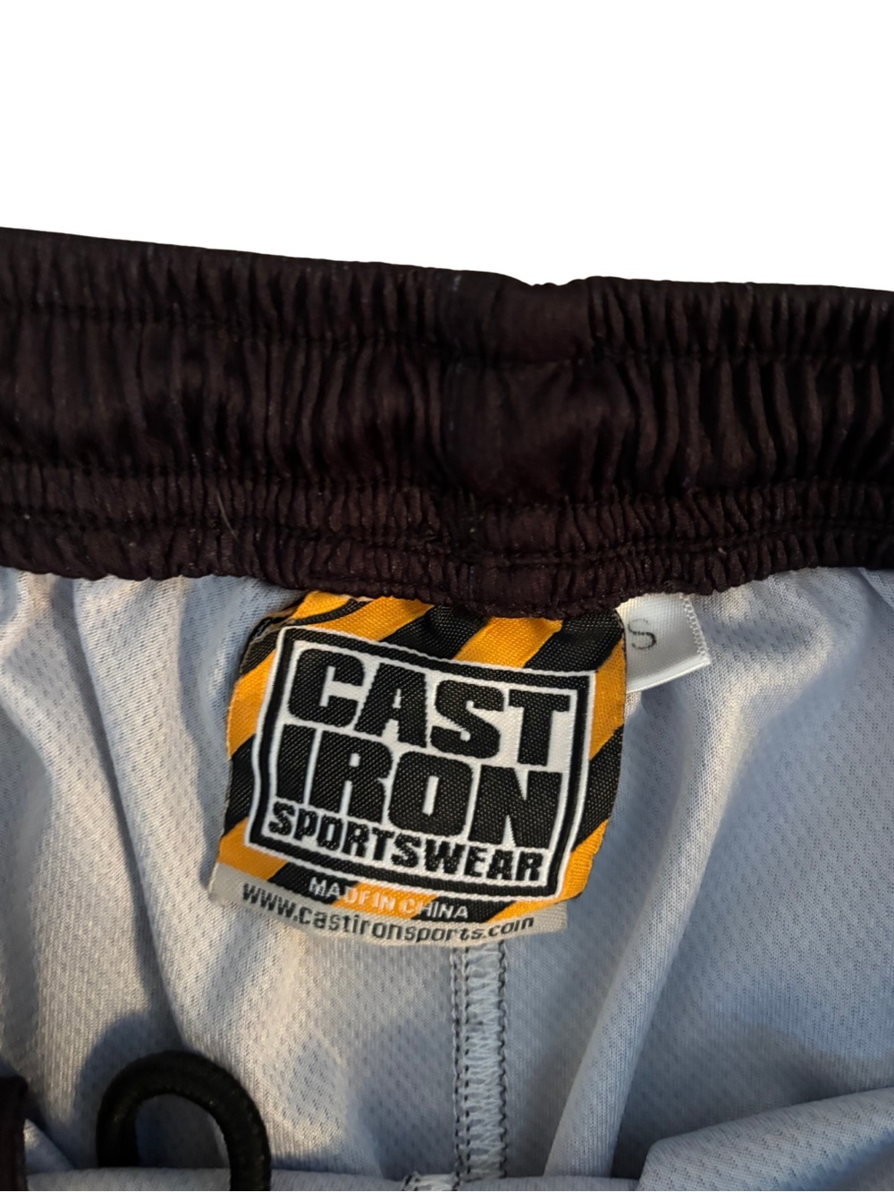 Cast Iron Black Athletic Shorts with Orange 82 Accent - Picture 2 of 3